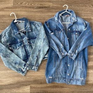 2 jean jackets for the price of one!